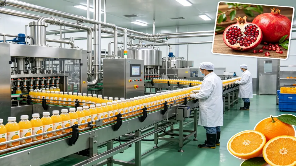 Cara Membina Barisan Pengeluaran Jus Yang Mengendalikan Pelbagai Jenis Buah Cara Membina Barisan Pengeluaran Jus Yang Mengendalikan Pelbagai Jenis Buah